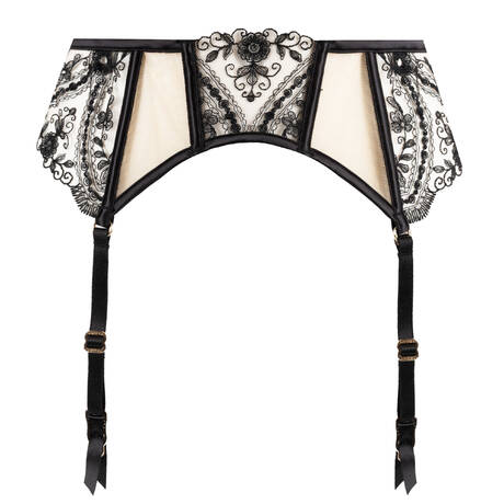 SHIKKOSA Garter belt Tattoo Black