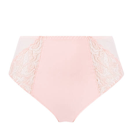 LOUISA BRACQ High-waisted panty Electric Waves Nude Rose