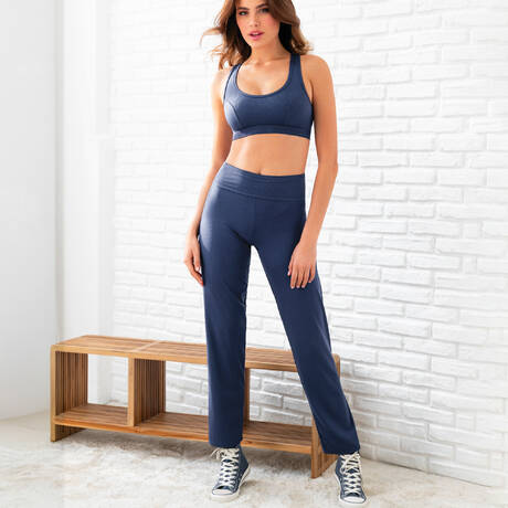 2 pieces set ANTIGEL En Mode Yoga Bleu Yoga