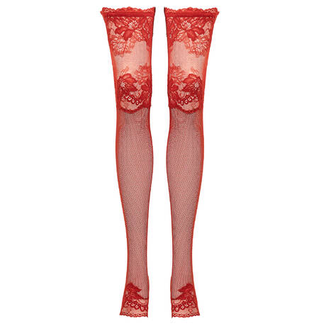 MARJOLAINE Fishnet Gaiters Minuit Ardent Bonnie Rubis