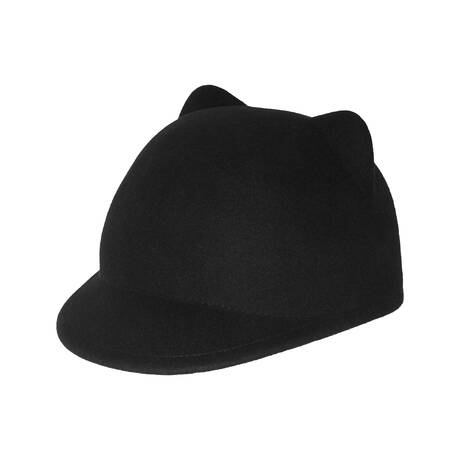 MAISON CLOSE Wool Cat hat Les Fétiches Black