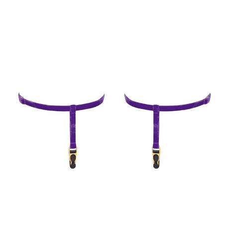 MAISON CLOSE Velvet Garters Les Fétiches Purple