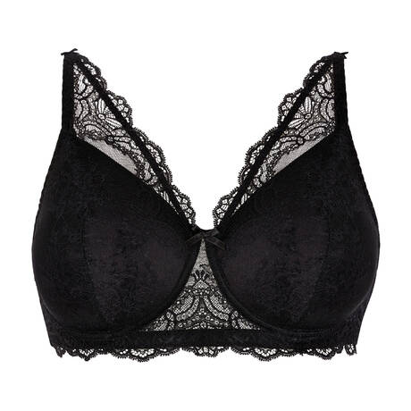 AUBADE Lace Full-cup post-mastectomy bra Danse des Sens Black