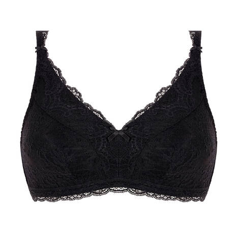 AUBADE Lace Post-mastectomy bralette bra Danse des Sens Black