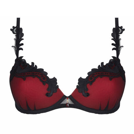 LISE CHARMEL Soutien-gorge coques Bellissime Inconnue Ombre Rouge
