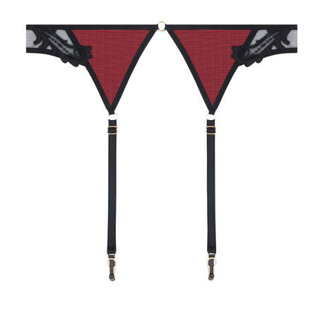 LISE CHARMEL Garter belt Bellissime Inconnue Ombre Rouge