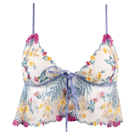 NETTE ROSE Wireless bra with front-opening Phoebe Multicolored