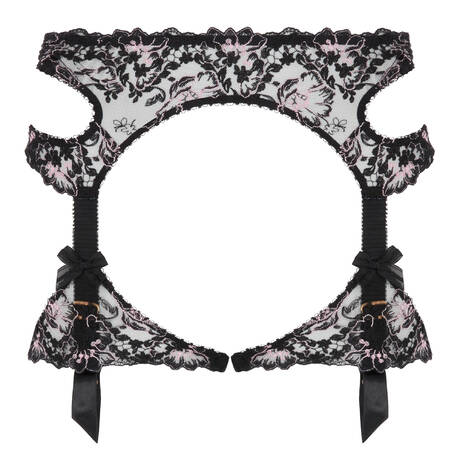 AGENT PROVOCATEUR Garter belt Lana Black/Pink