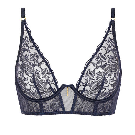 AUBADE Bustier Satin Memories Deep Sea
