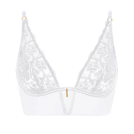 AUBADE Satin Wireless bra Satin Memories Arctic Blue