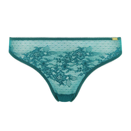 GOSSARD Thong lace Glossies Lace Dark Green