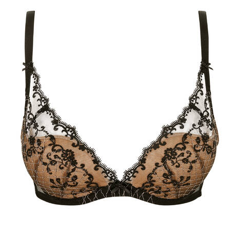 GOSSARD Padded triangle bra Lacage Black