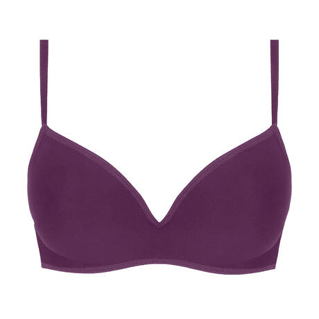 LISE CHARMEL Padded bandeau bra Sensation Plaisir Purple Désir