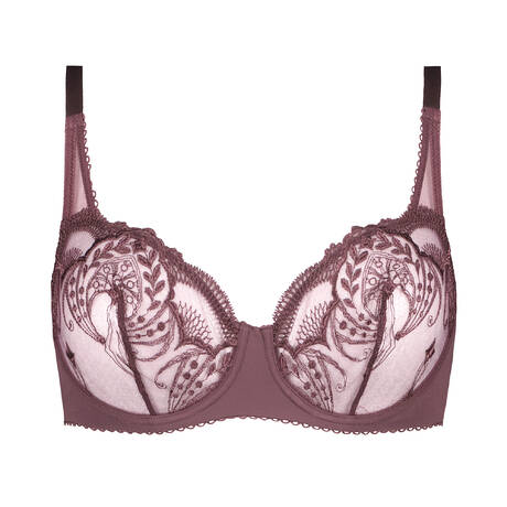 MAISON LEJABY Balconette bra Poésie Grenadille