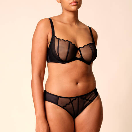 2 teile im set GOSSARD Obsession Schwarz