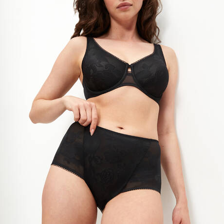 2 pieces set TRIUMPH Wild Rose Sensation Black
