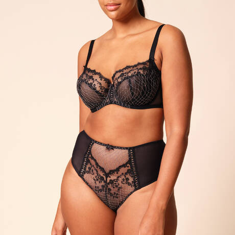 2 pieces set GOSSARD Lacage Black