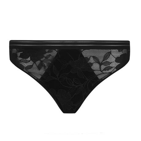 ANTIGEL Slip charme en dentelle Dentelle Rebelle Noir