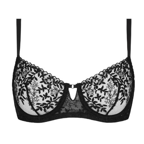 HUIT Demi-cup bra Désir Black