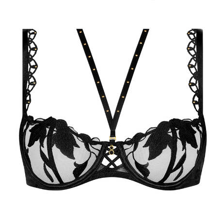 AUBADE Demi-cup bra Night at Paradise Obsidian