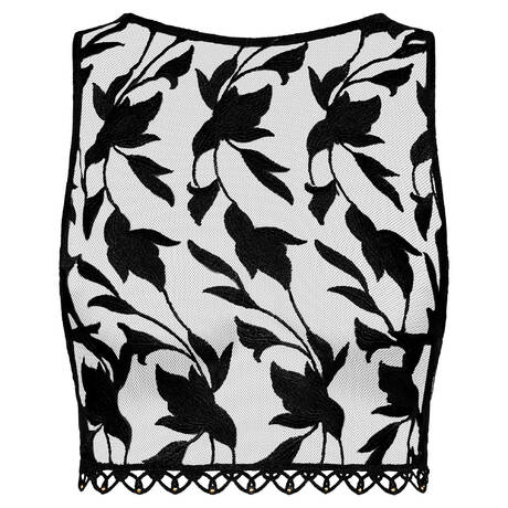 AUBADE Crop Top Night at Paradise Obsidian