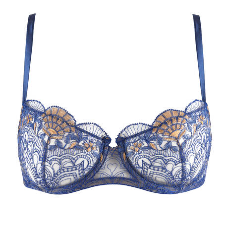 I.D. SARRIERI Demi-cup bra Venetian Glass Blue