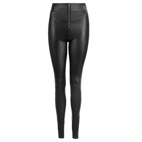 LIVY Leggings aus Leder Mercure Schwarz