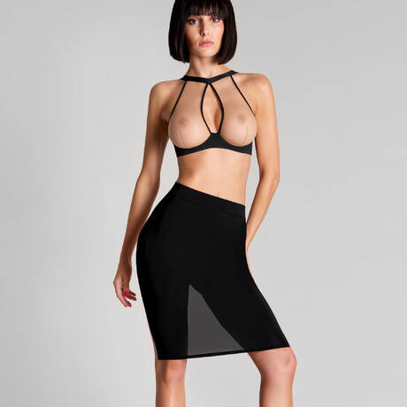 Ensemble 2 pièces MAISON CLOSE Pure Tentation Noir Nude