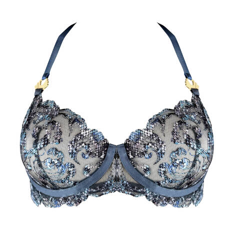 BORDELLE Demi-cup bra Siren Denim