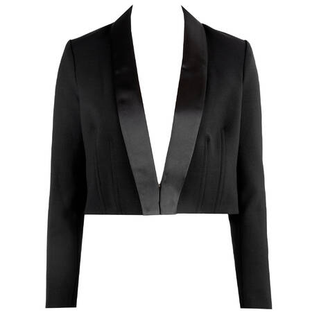 LIVY Short tuxedo jacket Exception Black