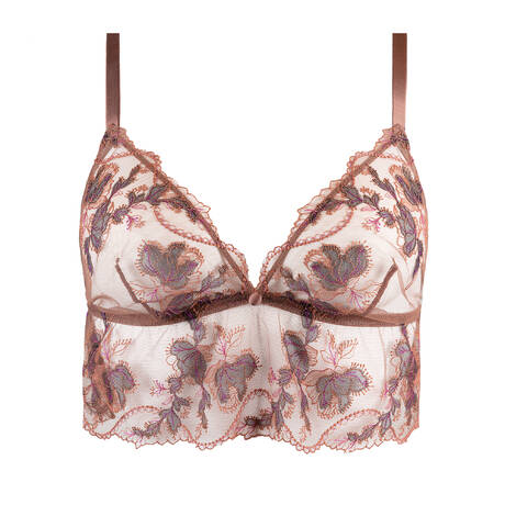 HUIT Soutien-gorge bustier Poème Brown