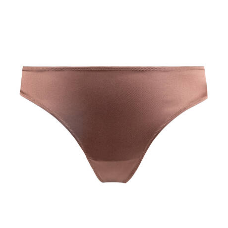 HUIT Silk Tanga Poème Brown