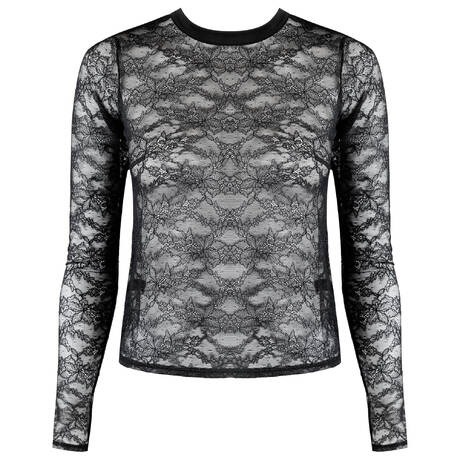 LIVY Lace Long-sleeved top Gia Black
