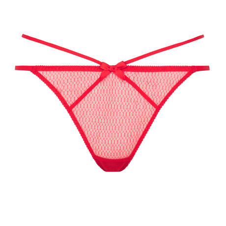 AGENT PROVOCATEUR Lace Brief Nicki Red