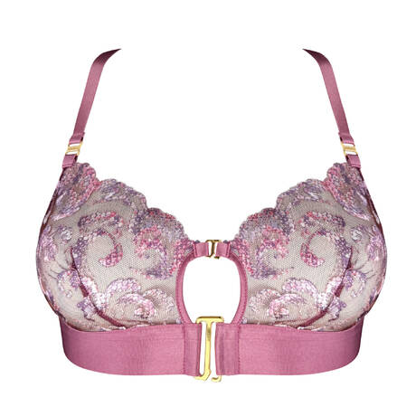 BORDELLE Soutien-gorge sans armatures ouverture frontale Siren Raspberry