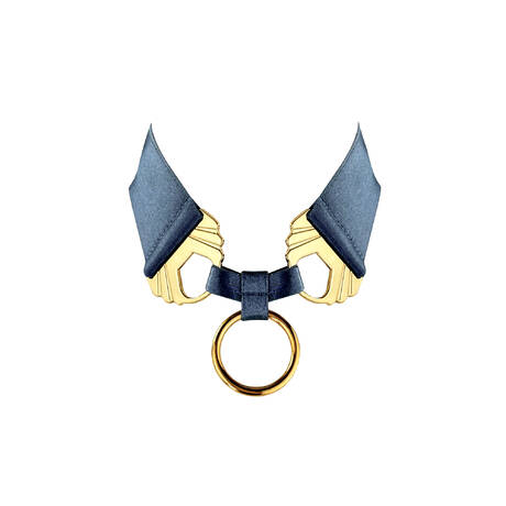 BORDELLE Choker Melusina Siren Denim