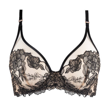 SAINTED SISTERS Triangle bra Catalina Black