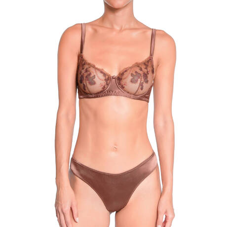 2 pieces set HUIT Poème Brown