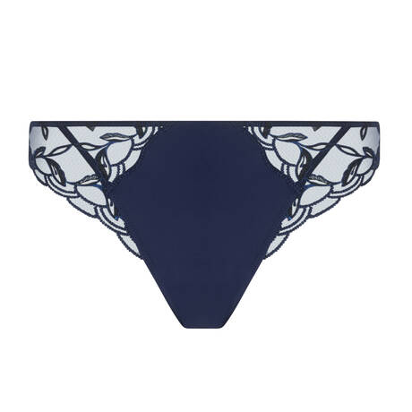 Haut Lise Charmel Bleu - Taille S, Manches 3/4 - Made In France (Neuf Avec étiquettes)