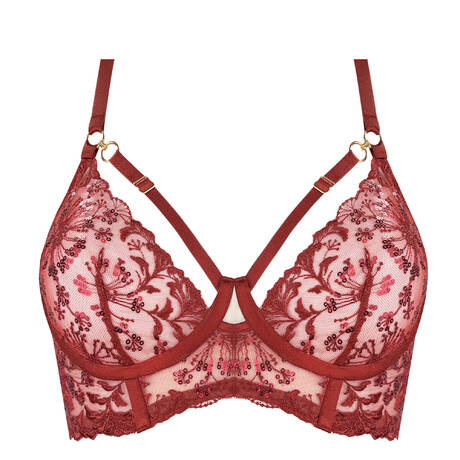 BORDELLE Bustier Theia Burn Red