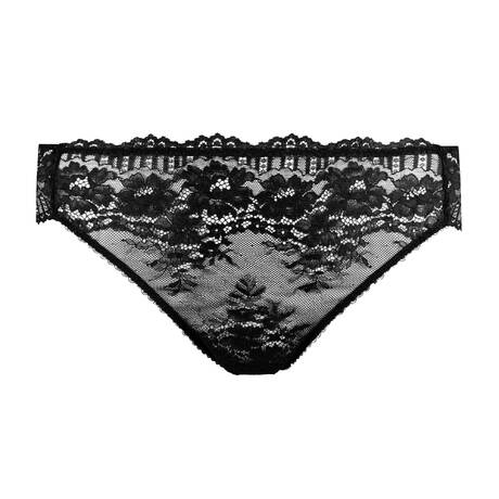 DITA VON TEESE Lace Panty Floradora Black