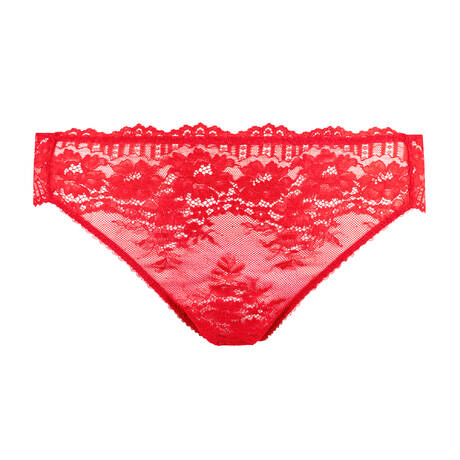 DITA VON TEESE Panty aus Spitze Floradora Flame