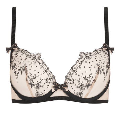 AGENT PROVOCATEUR Demi-cup bra Graice Black/Sand