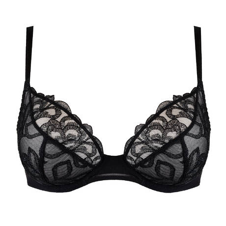 MAISON LEJABY Balconette bra Sublime Black