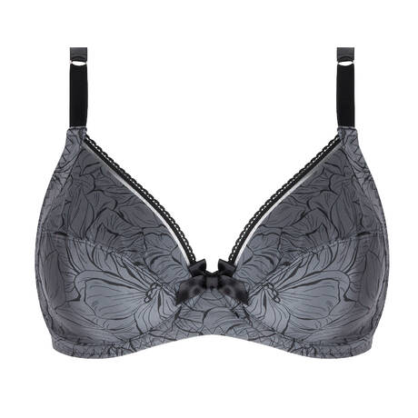 ANTIGEL Underwire bra for well-being Bureau Secret Gris Souris