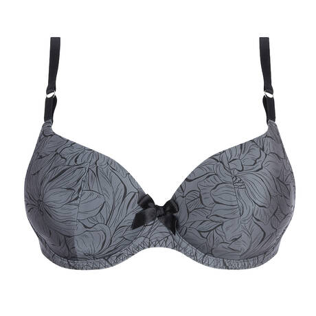ANTIGEL Heart-shaped padded bra Bureau Secret Gris Souris