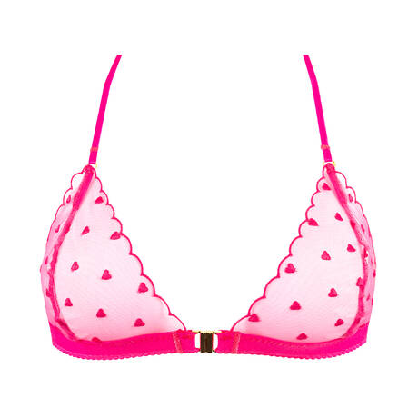NETTE ROSE Soutien-gorge triangle ouverture frontale Petal Pink