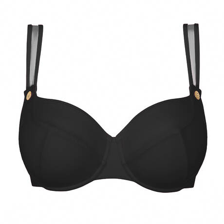 EMPREINTE Full cup bikini top Palace Black