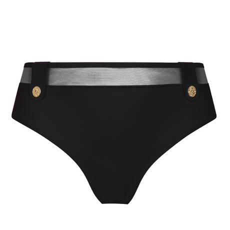 EMPREINTE High-waisted bikini bottom Palace Black