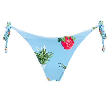 SEAFOLLY Tie side brazilian bikini bottom Playa Bonita Powder Blue
